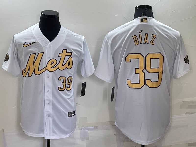 Men's New York Mets #39 Edwin Diaz Number White 2022 All Star Stitched Cool Base Nike Jersey,We sell and wholesale Men's New York Mets #39 Edwin Diaz Number White 2022 All Star Stitched Cool Base Nike Jersey on line form chian!